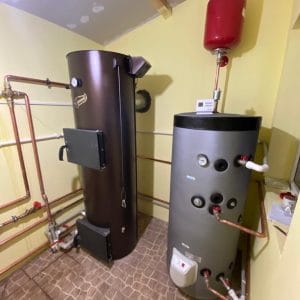 Centrala pe lemne, carbune, brichete de rumeguș, peleți 20 KW – Liepsnele L20 Universal - imagine 16