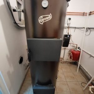Centrala pe lemne, carbune, brichete de rumeguș, peleți 20 KW – Liepsnele L20 Universal - imagine 13